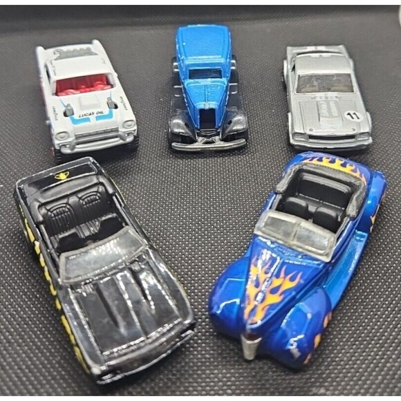 Hot Wheels Lot of 5:  40 Ford, 65 Mustang, Big Air Bel Air, 69 Camaro, 32 Ford - Picture 1 of 12